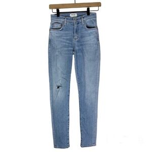 Agolde Sophie Ankle Skinny Jeans Light Blue size 26